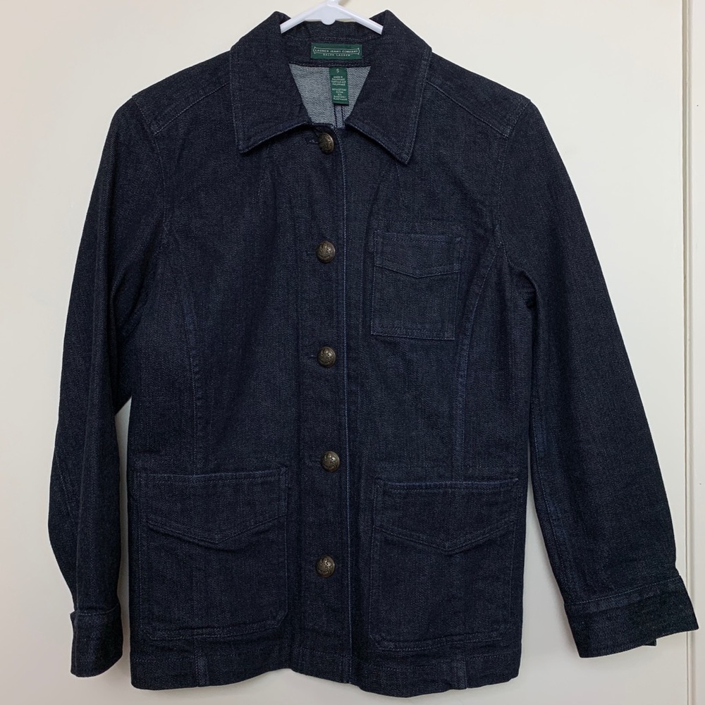 🚨SOLD Ralph Lauren Denim Chore Coat EUC